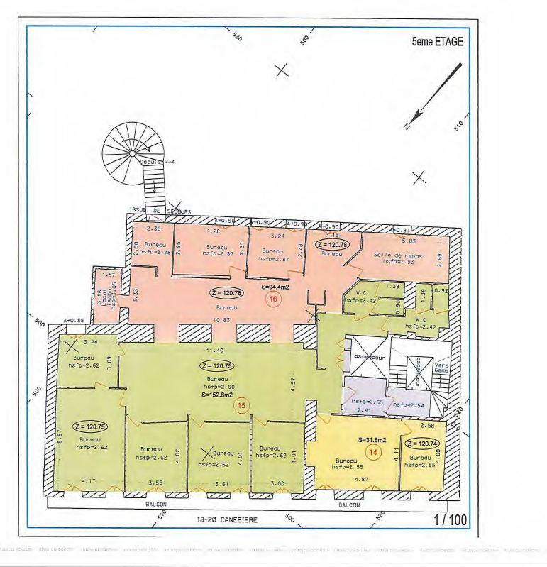 Bureau Marseille 250m² Location bureau Marseille Bouches-du-Rhône OLBUR2118614 3